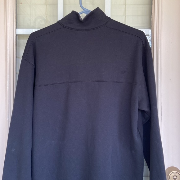 COLUMBIA HALF ZIP BLACK lONG SLEEVE PULL OVER - Picture 7 of 7
